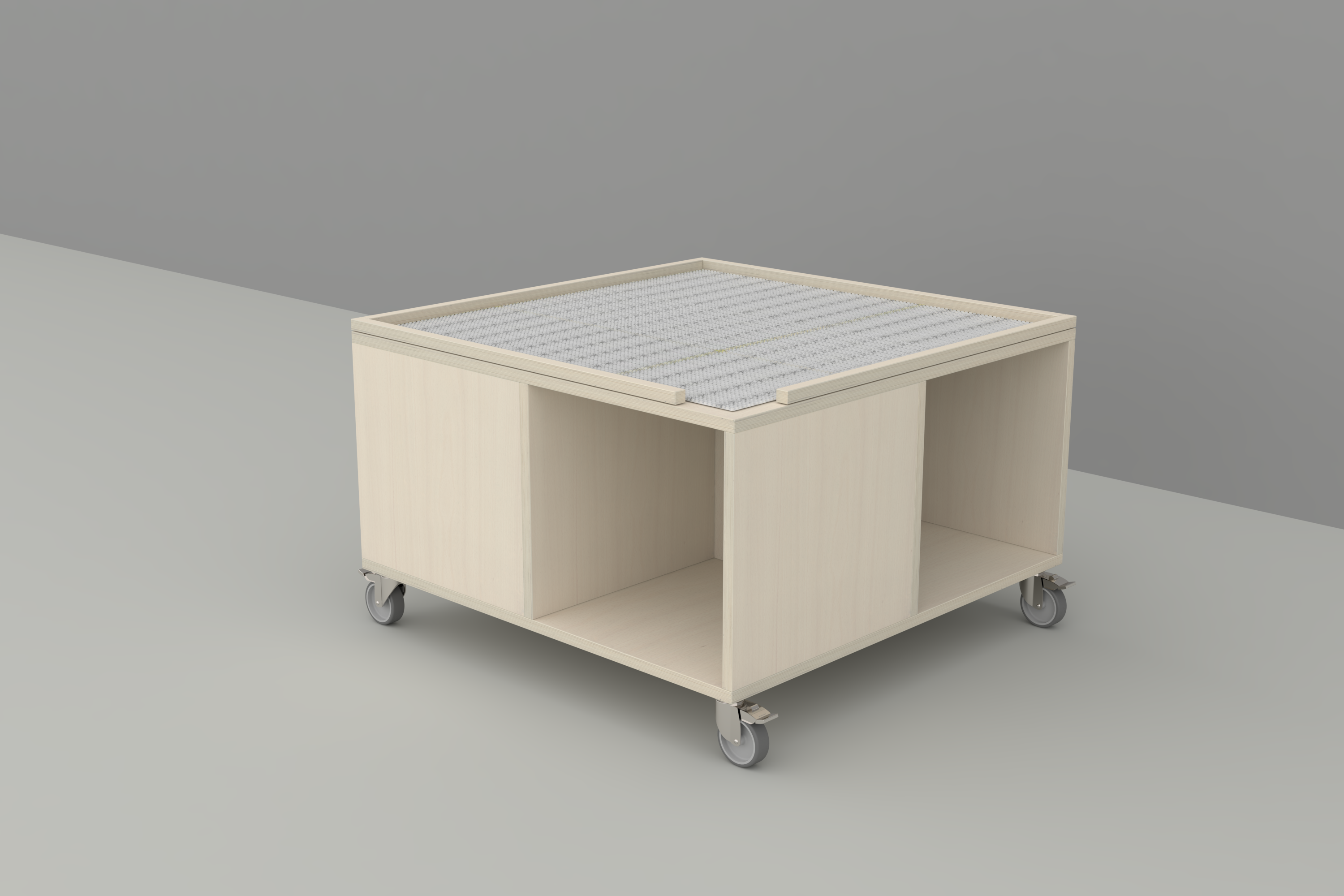 8150LL – Legebord med kantliste og LEGO plader