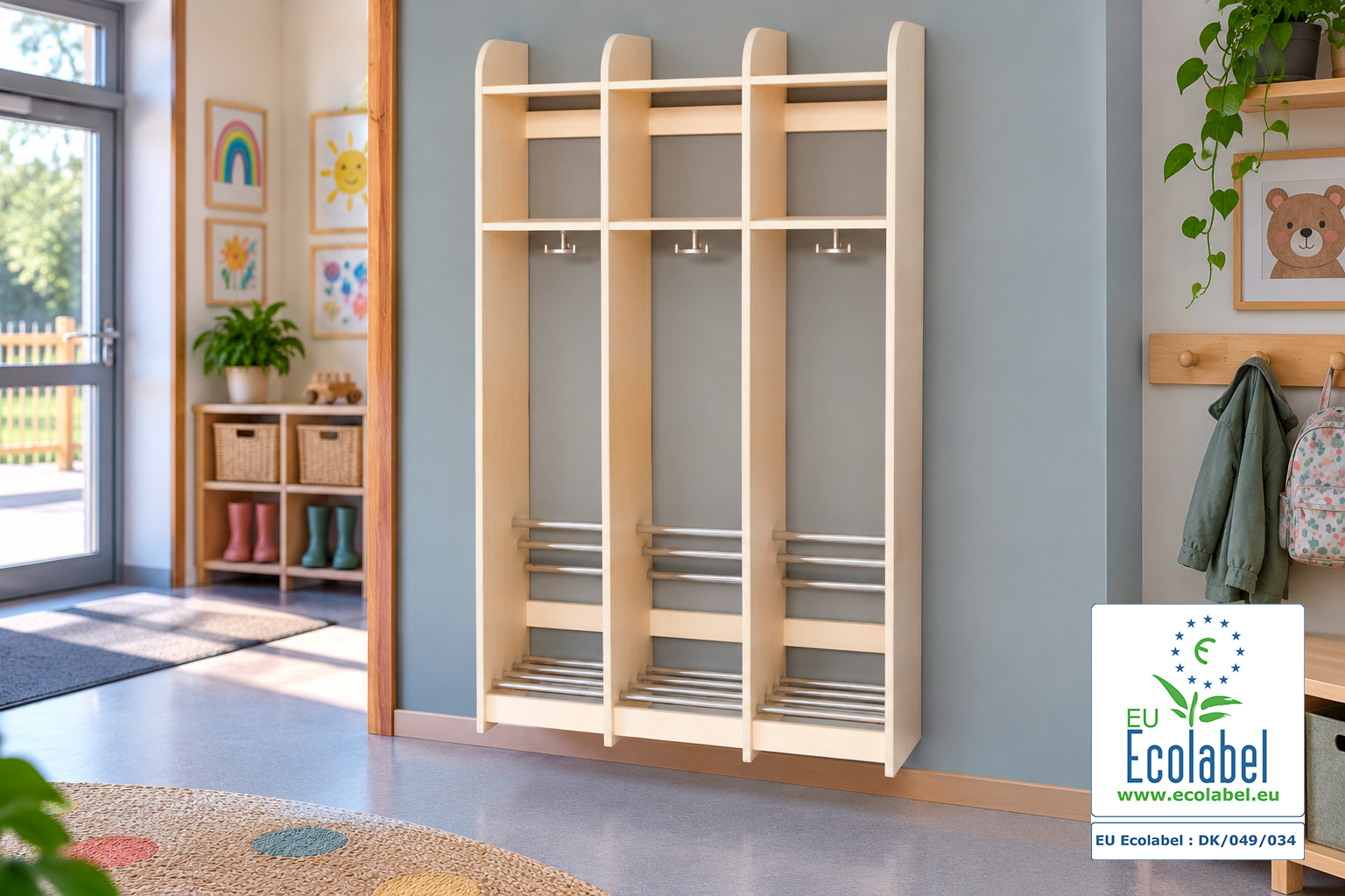 7863-Troldegarderobe ubænk_3_sekt._miljø_ecolabel